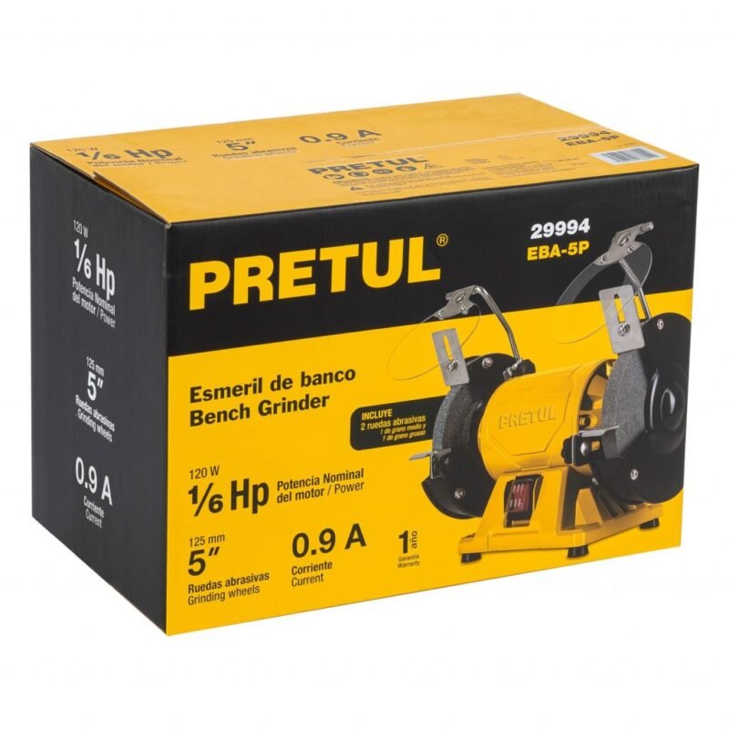 Esmeril de Banco Bench Grinder 1/6 Hp 5" 0.9 A